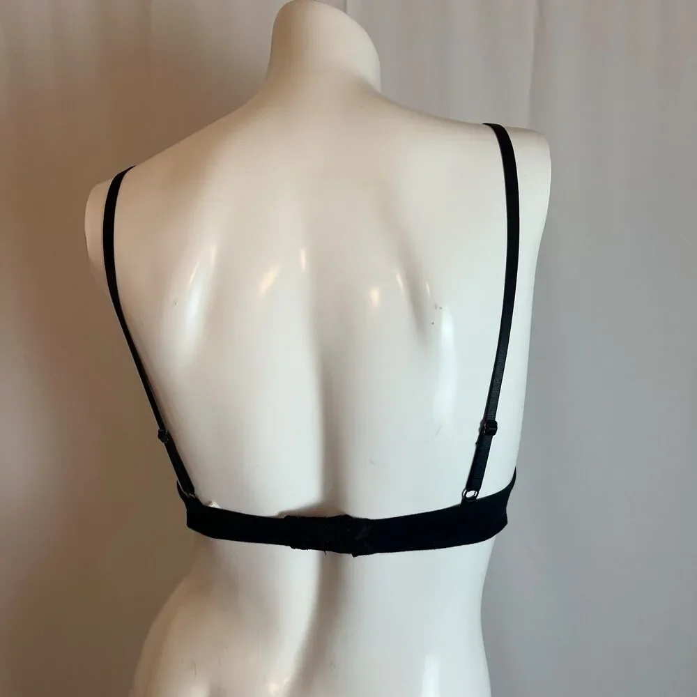 Out From Under Urban Outfitter Black Caged Bralette Alternative Women's Size S